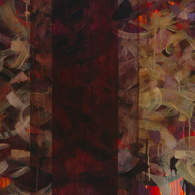 Dark Night Prayer, painting by Mia Scheffey